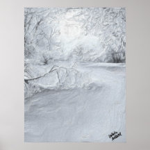 Schneelandschaft Posters