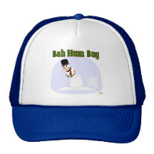 Schneemann Farting Bah Summen-Wanzen-Grün Trucker Kappe
