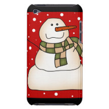 Schneemann-Geschenke iPod Touch Hülle