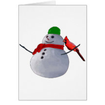 Schneemann Grußkarten