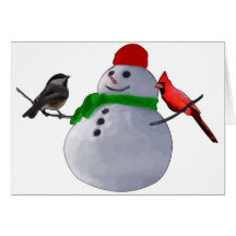 Schneemann Karte