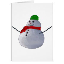 Schneemann Karte