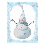 SCHNEEMANN, SCHAL u. SCHNEE-HUT durch SHARON SHARP Postkarten