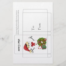 Schneemann-Weihnachten Flyerdruck