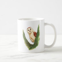 Schneeulen-Tierbecher Kaffee Tasse