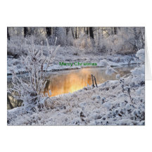 Schneewaldsee frohe Weihnacht-Karte