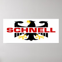 Schnell Familienname Plakate