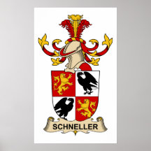 Schneller Familienwappen Posterdruck