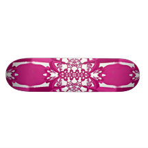 Schnüren Sie sich mich herauf rosa Skateboard Skateboardbretter