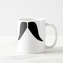 Schnurrbart-Becher Tasse