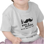 Schnurrbart I Sie eine Frage T-shirts
