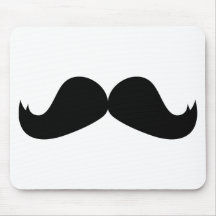 Schnurrbart Mauspad