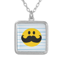 Schnurrbart-smiley Halsketten