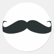 Schnurrbart Stache Sticker