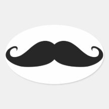Schnurrbart Sticker