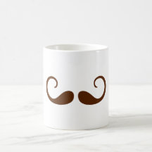 Schnurrbärte Teetasse