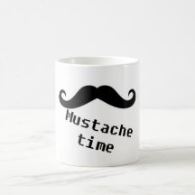 Schnurrbartzeit Kaffeetasse