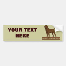 Schokolade Labrador retriever Autosticker