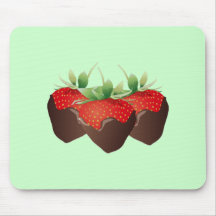 Schokoladen-Erdbeere Mousepads