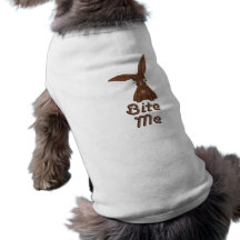 Schokoladen-Häschen-Hundehemd Hundeklamotten