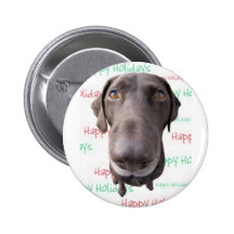 Schokoladen-Labrador Anstecknadelbutton