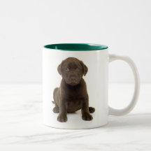 Schokoladen-Labrador-Becher Teetassen