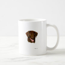 Schokoladen-Labrador Tee Tasse