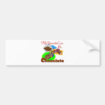 Schokoladen-Lieblingsfarblebensmittelgeschäft-Süßi Auto Sticker