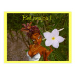 Schön bonjou! postkarte
