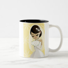 Schöne Bräute Kaffee Tassen