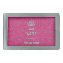 Schöne coole girly retten Wassergetränk-Champagner Gürtelschnallen