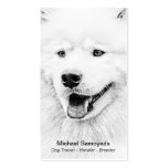 Schöne Samoyedhundekunst Visitenkarten