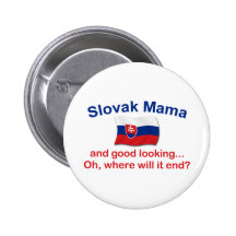 Schöne slowakische Mutter Buttons