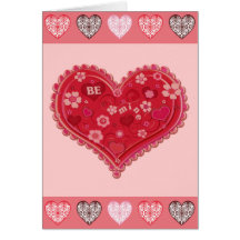 Schöne Valentinstag-Gruß-Karten-Gewohnheit