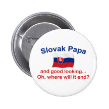 Schöner slowakischer Papa Button