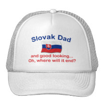Schöner slowakischer Vati Trucker Mütze