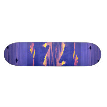 Schöner Sonnenuntergang: Sonnenuntergang, Bermuda Individuelle Skateboards