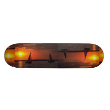 Schöner Sonnenuntergang: Sonnenuntergang Sailers Individuelle Skatedecks