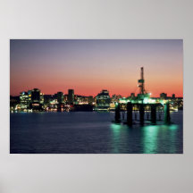 Schöner Sonnenuntergang: Sonnenuntergang weg von e Plakate