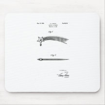 Schönes Geschmacksmuster, eines Schießensternes Mousepad
