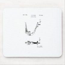 Schönes Patentzeichnen des Entwurfs für einen Heiz Mousepads