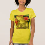 Schönheit Botticelli Lotus Mädchen Tshirt