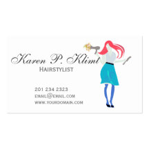 Schönheits-beruflicher roter Posh Couture-HauptSty Visitenkarte