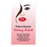 Schönheits-Maskenbildnercosmetologist-Visitenkarte