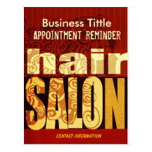 Schönheits-Salons u. Wellness-Centerhairstylist-st Postkarten