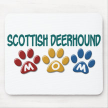 SCHOTTISCHER DEERHOUND Mamma-Tatzen-Druck 1 Mauspad