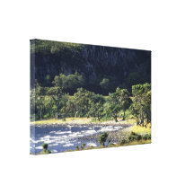 Schottischer Loch Gespannter Galeriedruck