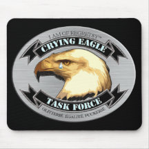 Schreiende Eagle-Task Force Mousepads