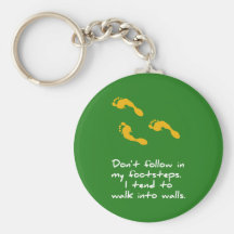 Schritte sarkastisches Keychain Schlüsselband