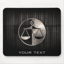 Schroffe Gerechtigkeits-Skalen Mousepad